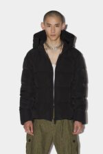 Dsquared2 Iconic 64/95 Arrow Puffer Jacket YELLOW/BLACK - Image 2