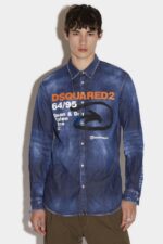 Dsquared2 Iconic 64/95 Arrow Relax Dan Shirt - Image 3