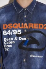 Dsquared2 Iconic 64/95 Arrow Relax Dan Shirt - Image 4