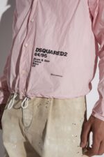 Dsquared2 Iconic 64/95 Drawstring Shirt - Image 4