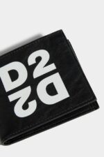 Dsquared2 Iconic 70's Wallet BLACK DS2 - Image 4
