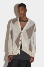 Dsquared2 Iconic Argyle Knit Cardigan