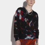 Dsquared2 Iconic Argyle V-Neck Sweater