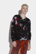 Dsquared2 Iconic Argyle V-Neck Sweater