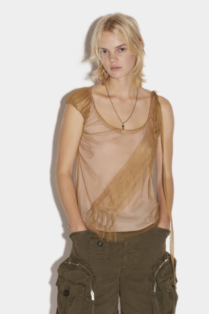 Dsquared2 Iconic Asymmetrical Bow Top