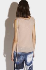 Dsquared2 Iconic Asymmetrical Bow Top PALE - Image 2
