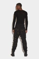 Dsquared2 Iconic Aviator Trousers D2 BLACK - Image 2