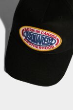 Dsquared2 Iconic Baseball Cap BLACK - Image 5