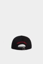 Dsquared2 Iconic Baseball Cap BLACK DS2 - Image 2