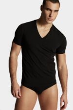 Dsquared2 Iconic Basic T-Shirt Twin Pack BLACK D2 BLACK