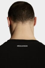 Dsquared2 Iconic Basic T-Shirt Twin Pack BLACK D2 BLACK - Image 3