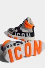 Dsquared2 Iconic Basket Sneakers BLACK D2 - Image 5