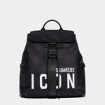 Dsquared2 Iconic Be Icon Backpack BLACK D2