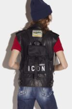 Dsquared2 Iconic Be Icon Backpack BLACK D2 - Image 6