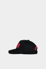 Dsquared2 Iconic Be Icon Baseball Cap FANTASY/BLACK - Image 3