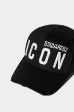 Dsquared2 Iconic Be Icon Baseball Cap GREEN/PURPLE D2 - Image 5