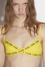 Dsquared2 Iconic Be Icon Crossed Top BLACK - Image 3