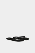 Dsquared2 Iconic Be Icon Flip Flops BLACK - Image 3