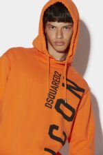 Dsquared2 Iconic Be Icon Hoodie D2 FANTASY - Image 4