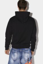 Dsquared2 Iconic Be Icon Hoodie D2 RED - Image 2
