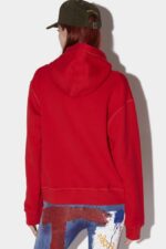 Dsquared2 Iconic Be Icon Hoodie D2 WHITE - Image 2