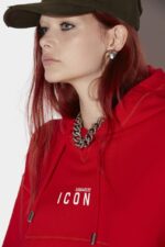 Dsquared2 Iconic Be Icon Hoodie D2 WHITE - Image 3