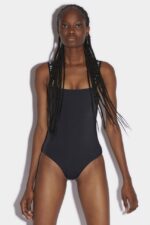Dsquared2 Iconic Be Icon One-Piece Swimsuit BLACK - Image 3