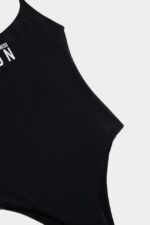 Dsquared2 Iconic Be Icon One-Piece Swimsuit BLACK/WHITE - Image 4