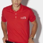 Dsquared2 Iconic Be Icon Polo WHITE/RED