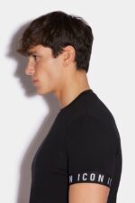 Dsquared2 Iconic Be Icon Round Neck T-Shirt - Image 3