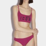 Dsquared2 Iconic Be Icon Sport Bra D2 BLACK