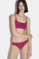 Dsquared2 Iconic Be Icon Sport Bra D2 BLACK