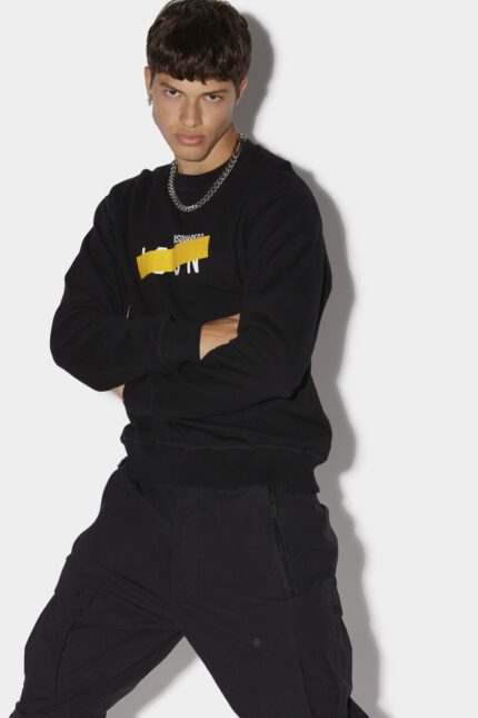 Dsquared2 Iconic Be Icon Sweatshirt BLACK