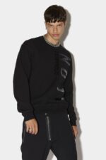 Dsquared2 Iconic Be Icon Sweatshirt BLACK D2 BLACK - Image 3