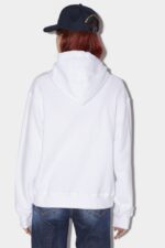Dsquared2 Iconic Be Icon Sweatshirt WHITE/RED - Image 2