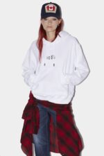Dsquared2 Iconic Be Icon Sweatshirt WHITE/RED