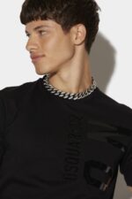 Dsquared2 Iconic Be Icon T-Shirt BLACK - Image 4