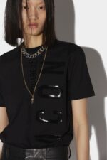 Dsquared2 Iconic Be Icon T-Shirt BLACK D2 - Image 3