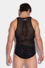 Dsquared2 Iconic Be Icon Tank Top D2 BLACK - Image 2