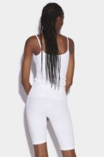 Dsquared2 Iconic Be Icon Tank Top WHITE - Image 2