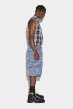 Dsquared2 Iconic BEIGE Cargo Shorts - Image 3