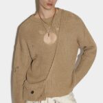 Dsquared2 Iconic BEIGE Pocket Sweater