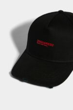 Dsquared2 Iconic BLACK Baseball Cap D2 - Image 5