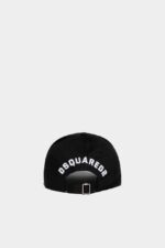Dsquared2 Iconic BLACK Be Icon Baseball Cap - Image 2