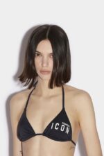 Dsquared2 Iconic BLACK Be Icon Bikini Top