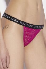 Dsquared2 Iconic BLACK Be Icon Thong - Image 3