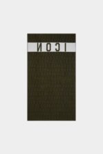 Dsquared2 Iconic BLACK Be Icon Towel - Image 2