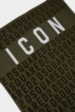 Dsquared2 Iconic BLACK Be Icon Towel - Image 4