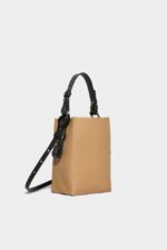 Dsquared2 Iconic BLACK/BEIGE Bread Bag - Image 3