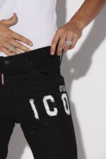 Dsquared2 Iconic Black Bull Skater Jeans - Image 4